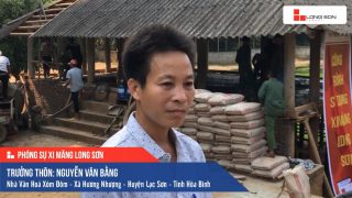 Phóng sự công trình sử dụng Xi măng Long Sơn tại Hòa Bình 10.04.2019