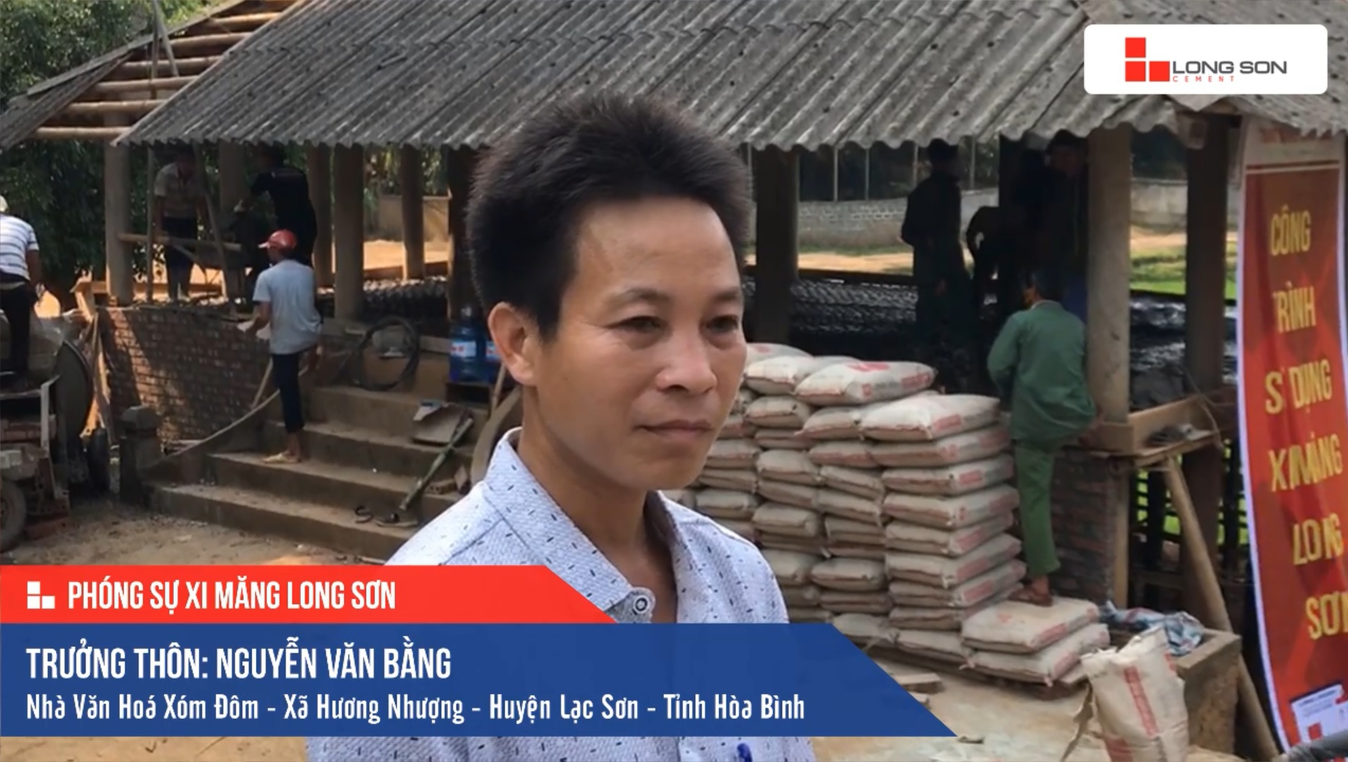 Phóng sự công trình sử dụng Xi măng Long Sơn tại Hòa Bình 10.04.2019