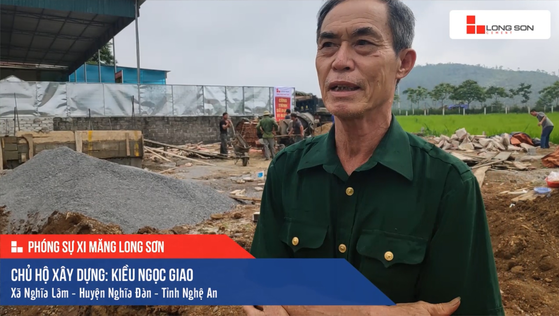 Phóng sự công trình sử dụng Xi măng Long Sơn tại Nghệ An 08.04.2019