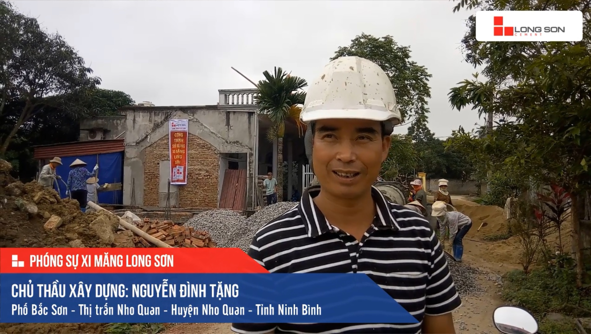 Phóng sự công trình sử dụng Xi măng Long Sơn tại Ninh Bình 03.04.2019