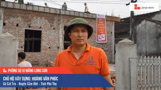 Phóng sự công trình sử dụng Xi măng Long Sơn tại Phú Thọ 22.04.2019