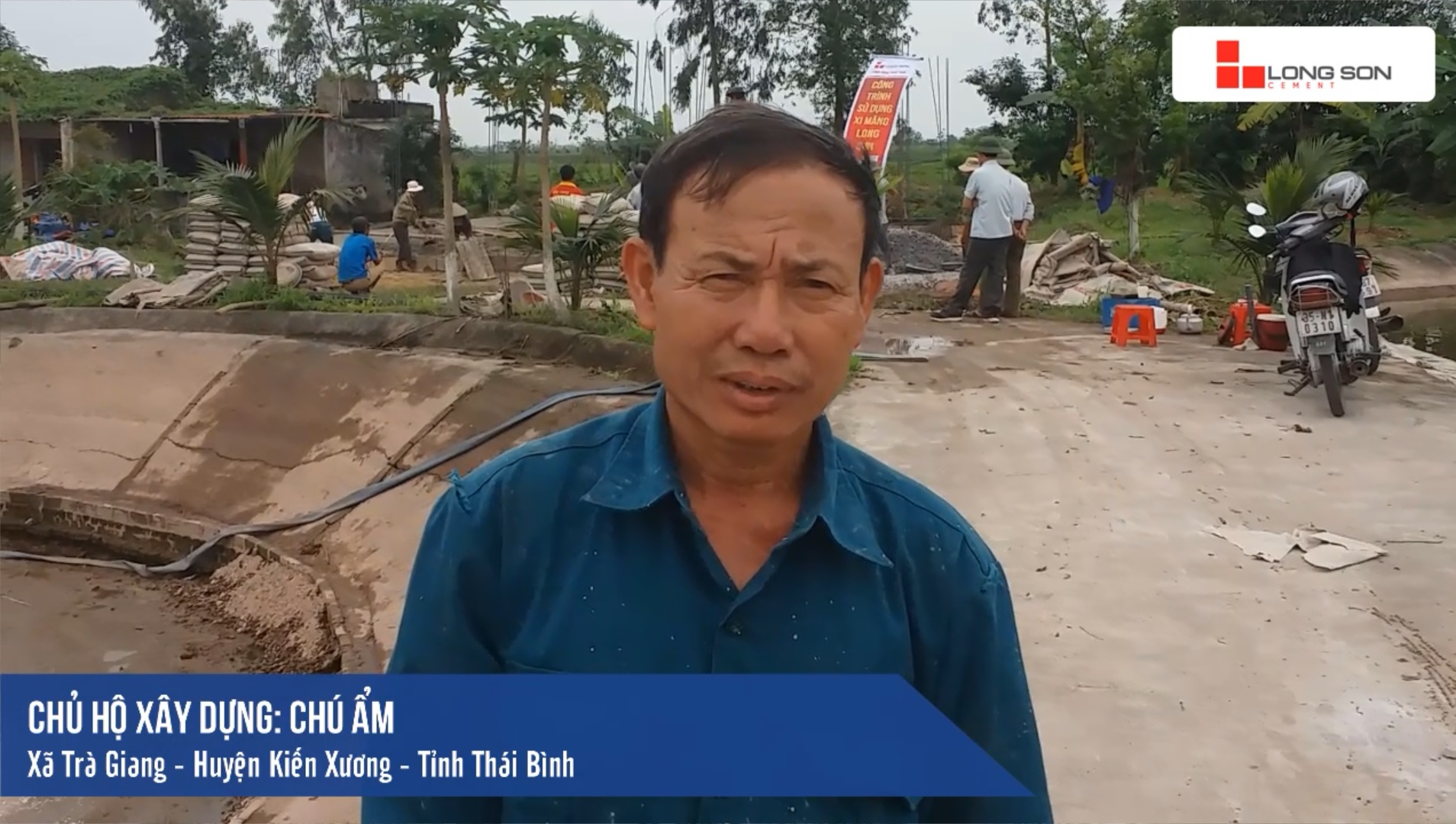 Phóng sự công trình sử dụng Xi măng Long Sơn tại Thái Bình 06.04.2019