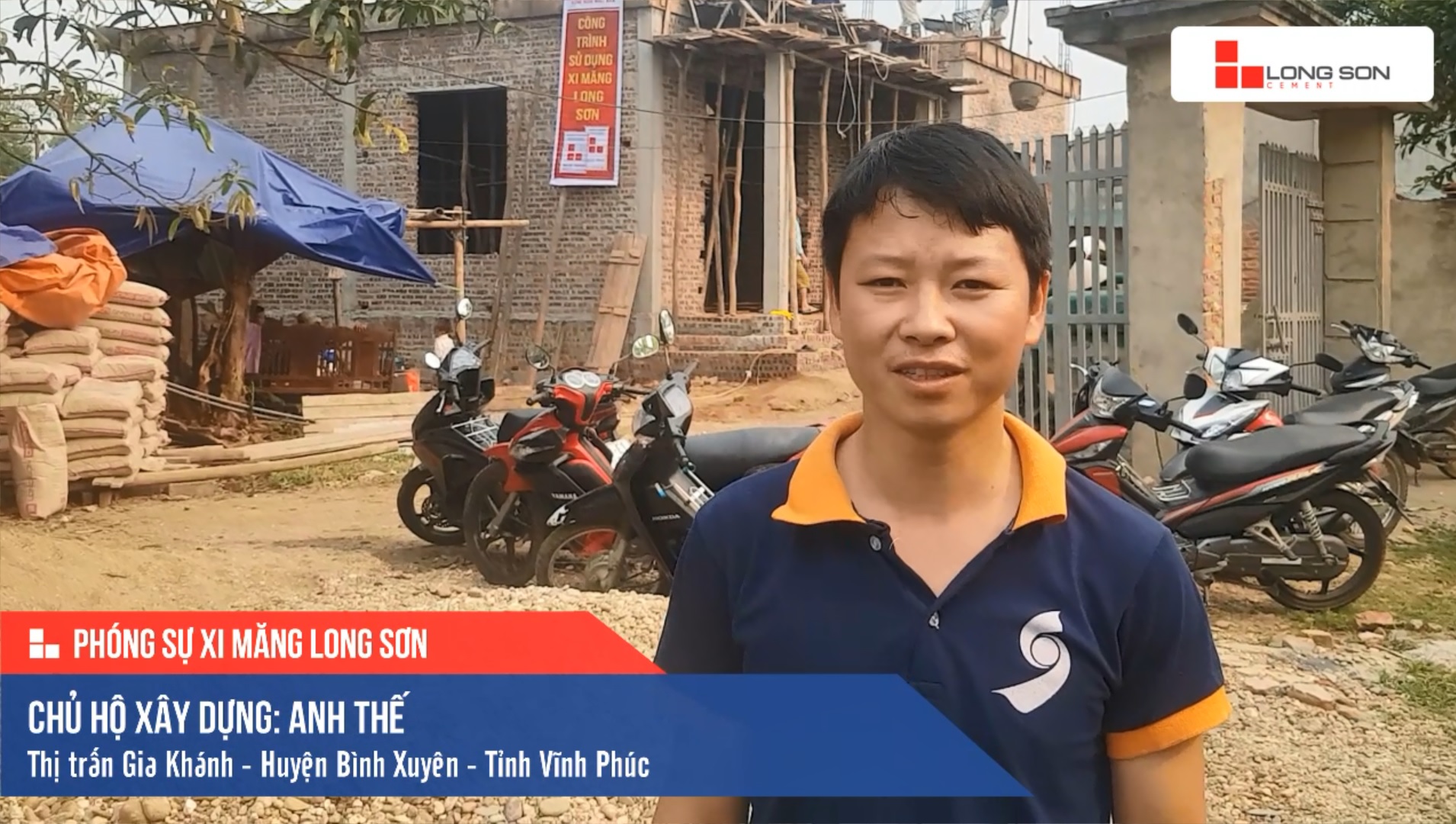 Phóng sự công trình sử dụng Xi măng Long Sơn tại Vĩnh Phúc 21.04.2019