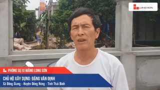 Phóng sự công trình sử dụng Xi măng Long Sơn tại Thái Bình 06.05.2019