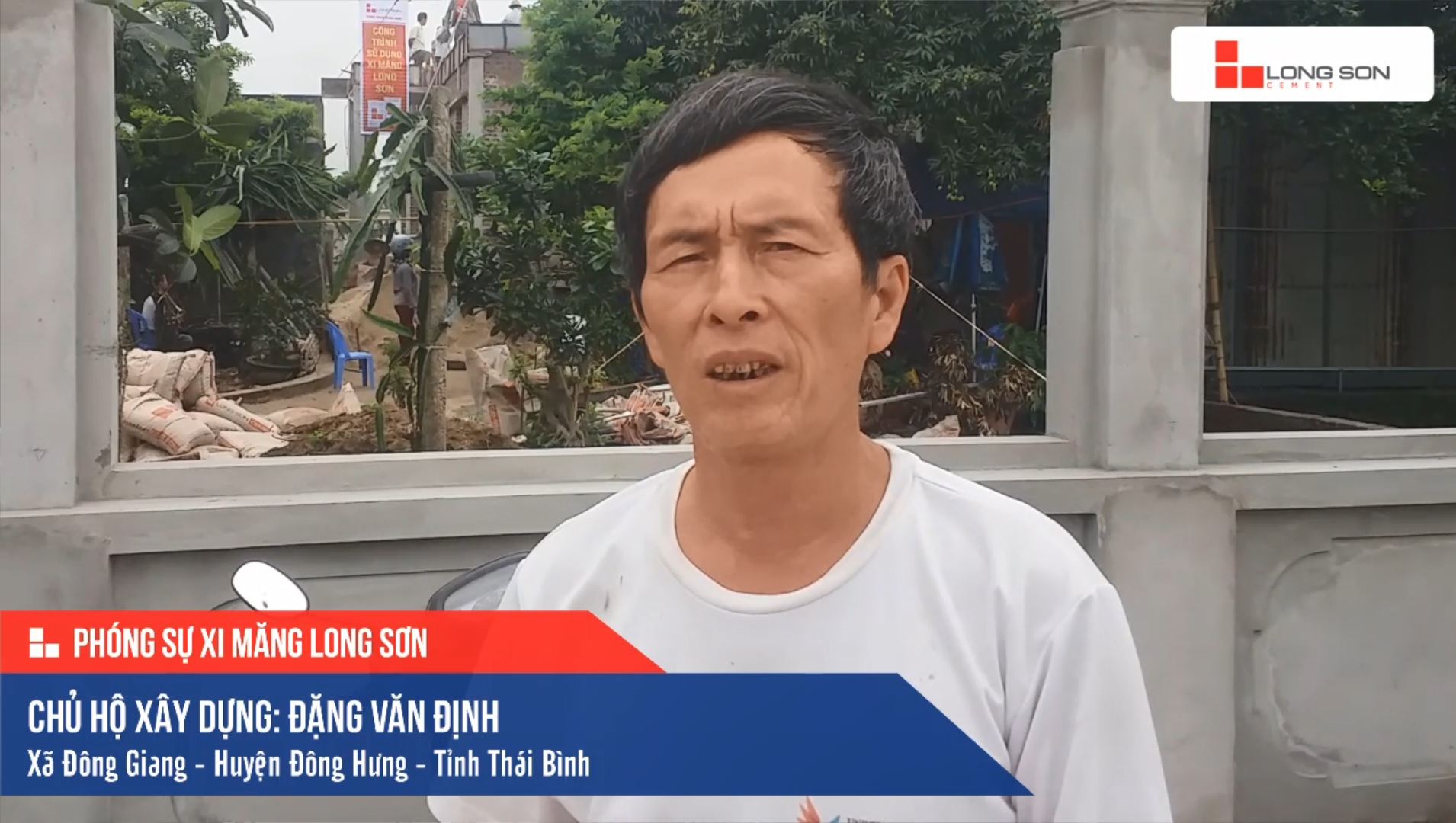 Phóng sự công trình sử dụng Xi măng Long Sơn tại Thái Bình 06.05.2019