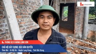 Phóng sự công trình sử dụng Xi măng Long Sơn tại Bắc Giang 06.05.2019