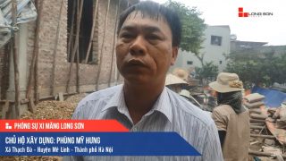 Phóng sự công trình sử dụng Xi măng Long Sơn tại Hà Nội 12.05.2019