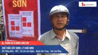 Phóng sự công trình sử dụng Xi măng Long Sơn tại Lâm Đồng 08.05.2019