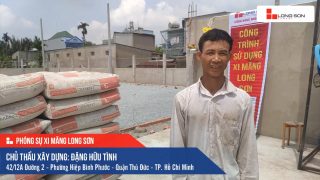 Phóng sự công trình sử dụng Xi măng Long Sơn tại TP. Hồ Chí Minh 22.06.2019