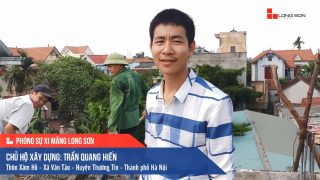 Phóng sự công trình sử dụng Xi măng Long Sơn tại Hà Nội 30.05.2019