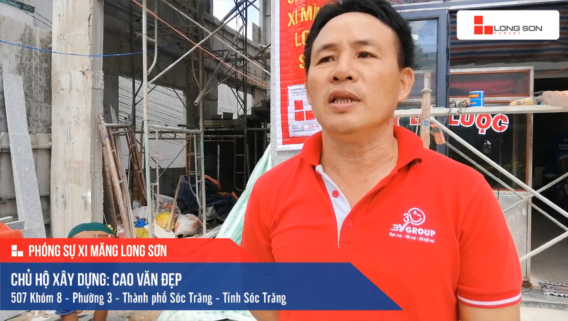 Phóng sự công trình sử dụng Xi măng Long Sơn tại Sóc Trăng 20.06.2019