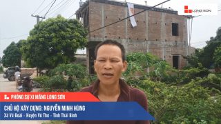 Phóng sự công trình sử dụng Xi măng Long Sơn tại Thái Bình 18.06.2019