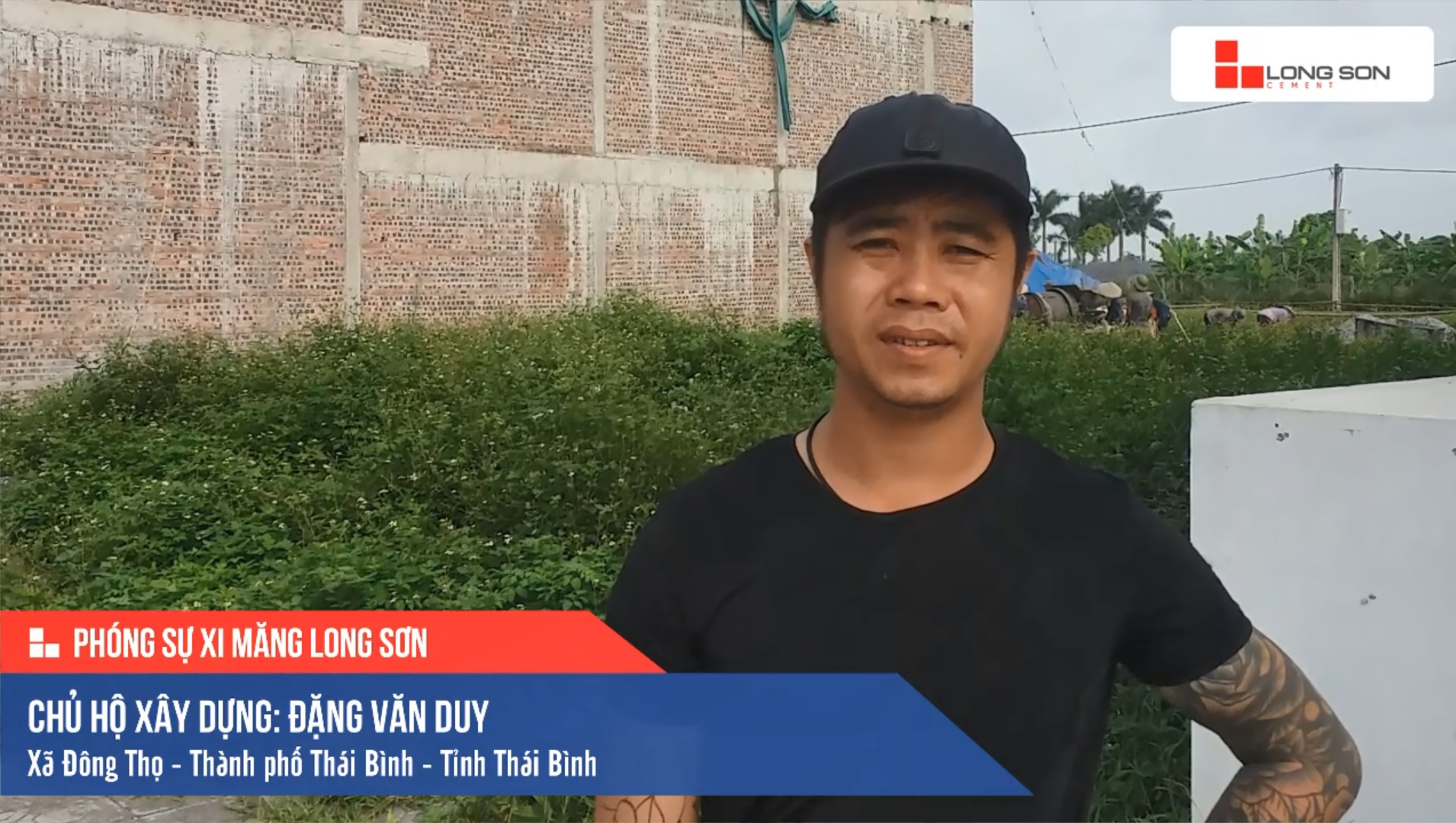 Phóng sự công trình sử dụng Xi măng Long Sơn tại Thái Bình 06.06.2019