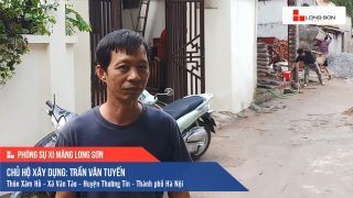 Phóng sự công trình sử dụng Xi măng Long Sơn tại Hà Nội 06.07.2019