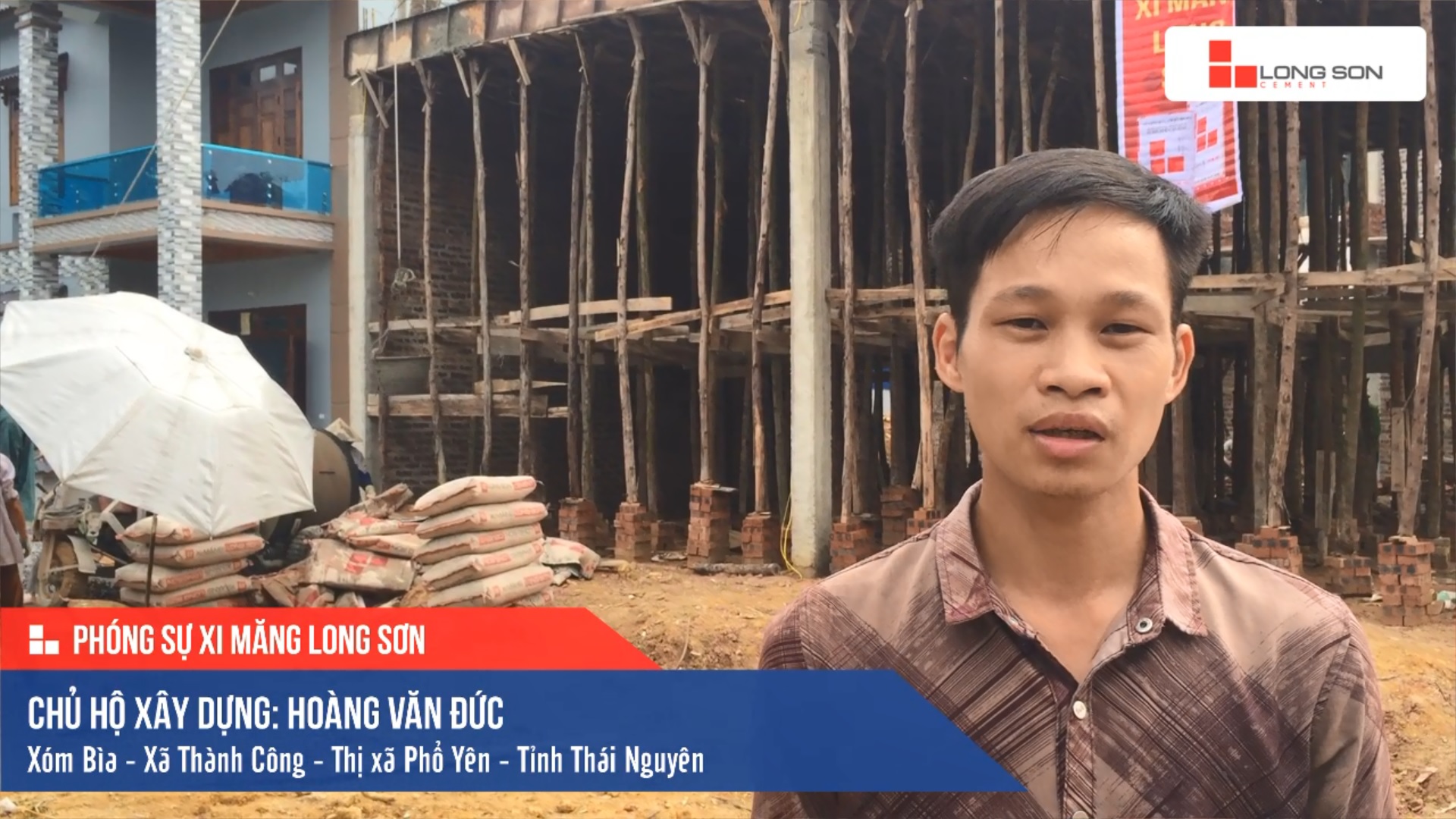 Phóng sự công trình sử dụng Xi măng Long Sơn tại Thái Nguyên 13.07.2019