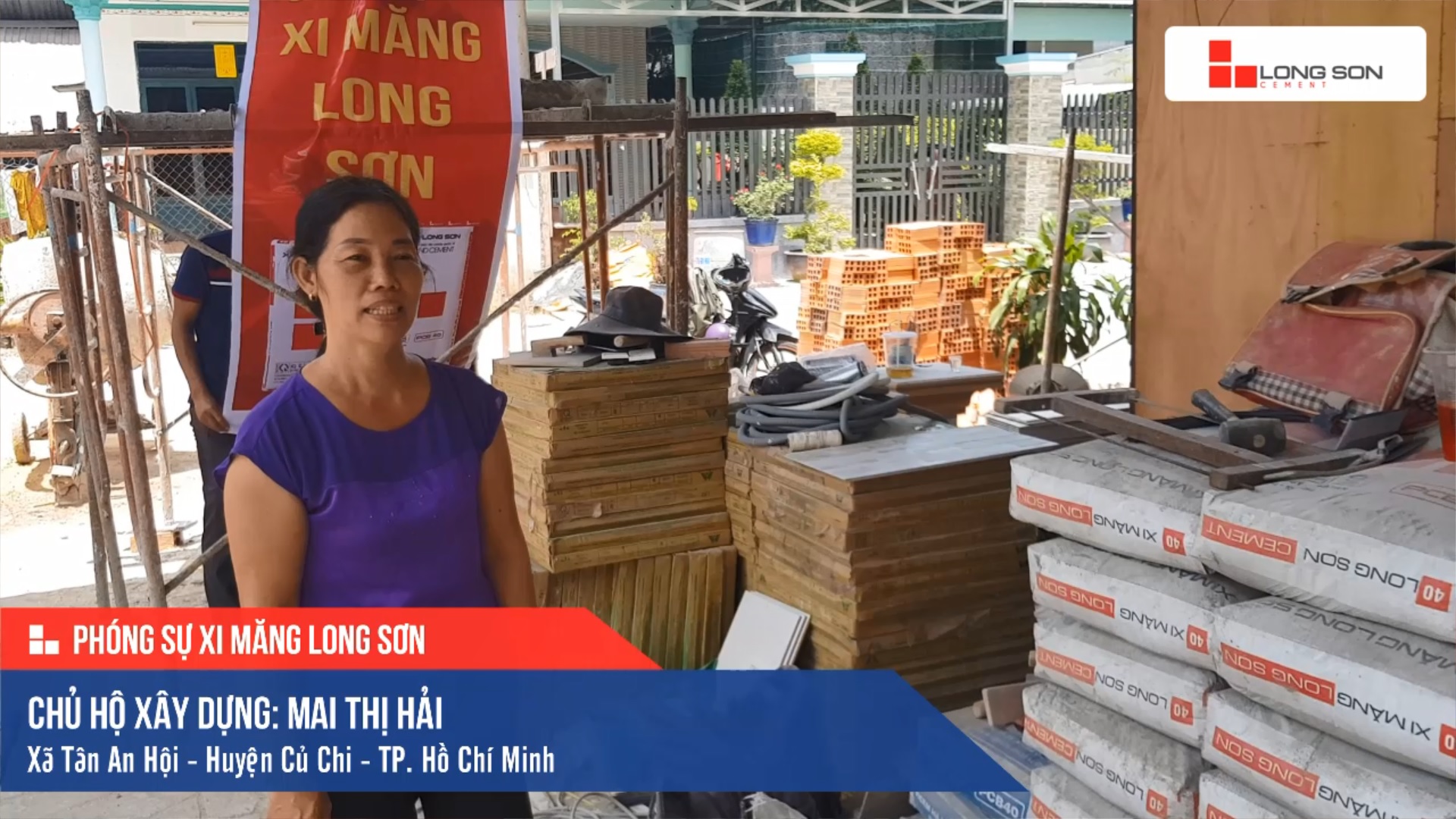 Phóng sự công trình sử dụng Xi măng Long Sơn tại TP. Hồ Chí Minh 13.08.2019