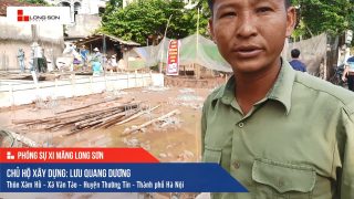 Phóng sự công trình sử dụng Xi măng Long Sơn tại Hà Nội 07.08.2019