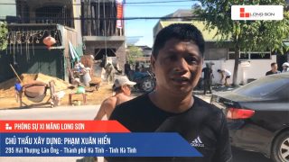 Phóng sự công trình sử dụng Xi măng Long Sơn tại Hà Tĩnh 11.08.2019