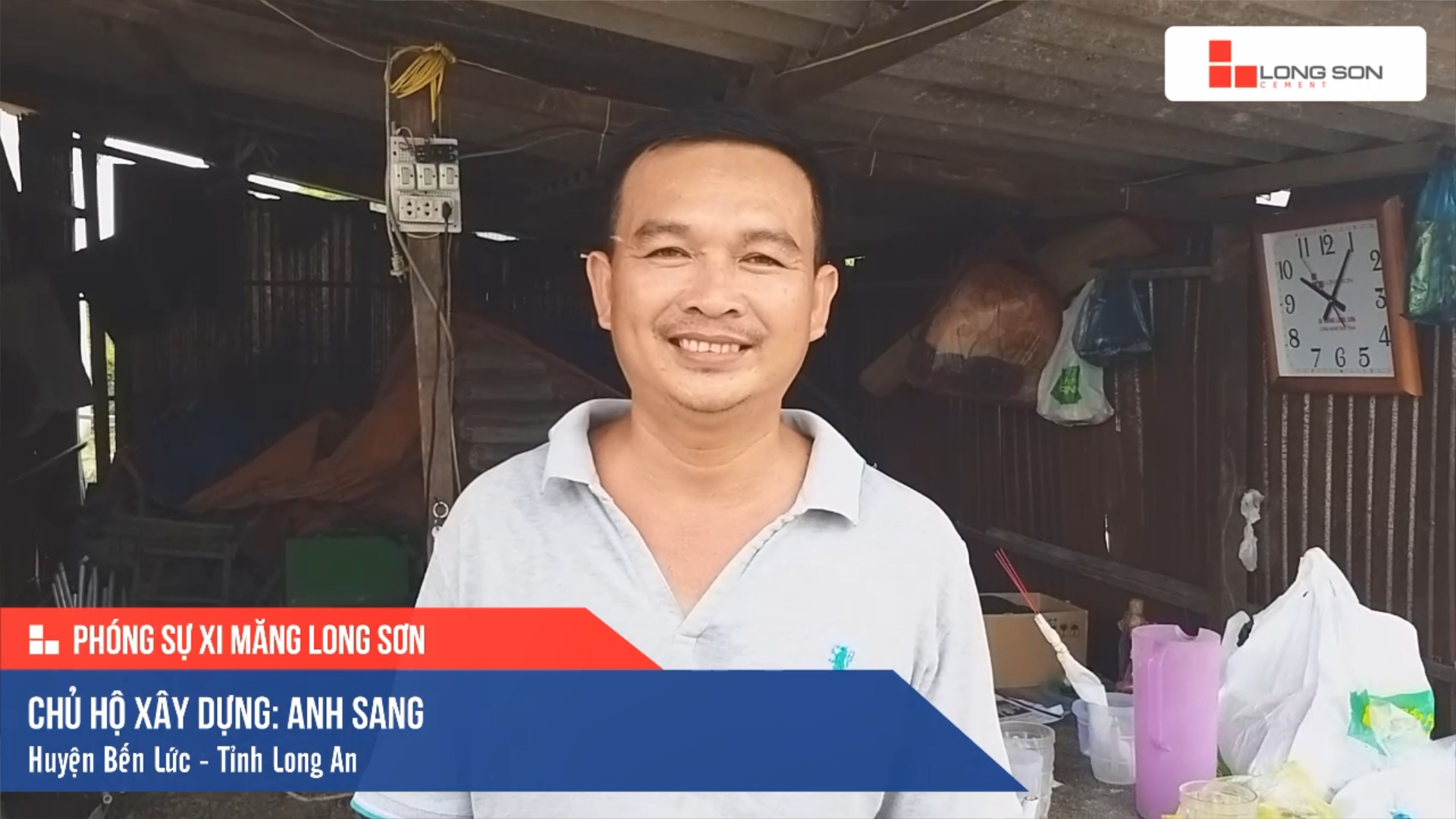 Phóng sự công trình sử dụng Xi măng Long Sơn tại Long An 20.07.2019