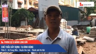 Phóng sự công trình sử dụng Xi măng Long Sơn tại Hà Nội 16.09.2019
