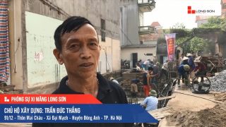 Phóng sự công trình sử dụng Xi măng Long Sơn tại Hà Nội 08.09.2019