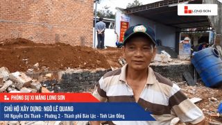 Phóng sự công trình sử dụng Xi măng Long Sơn tại Lâm Đồng 13.09.2019