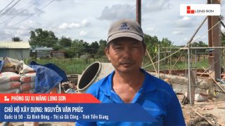 Phóng sự công trình sử dụng Xi măng Long Sơn tại Tiền Giang 14.09.2019