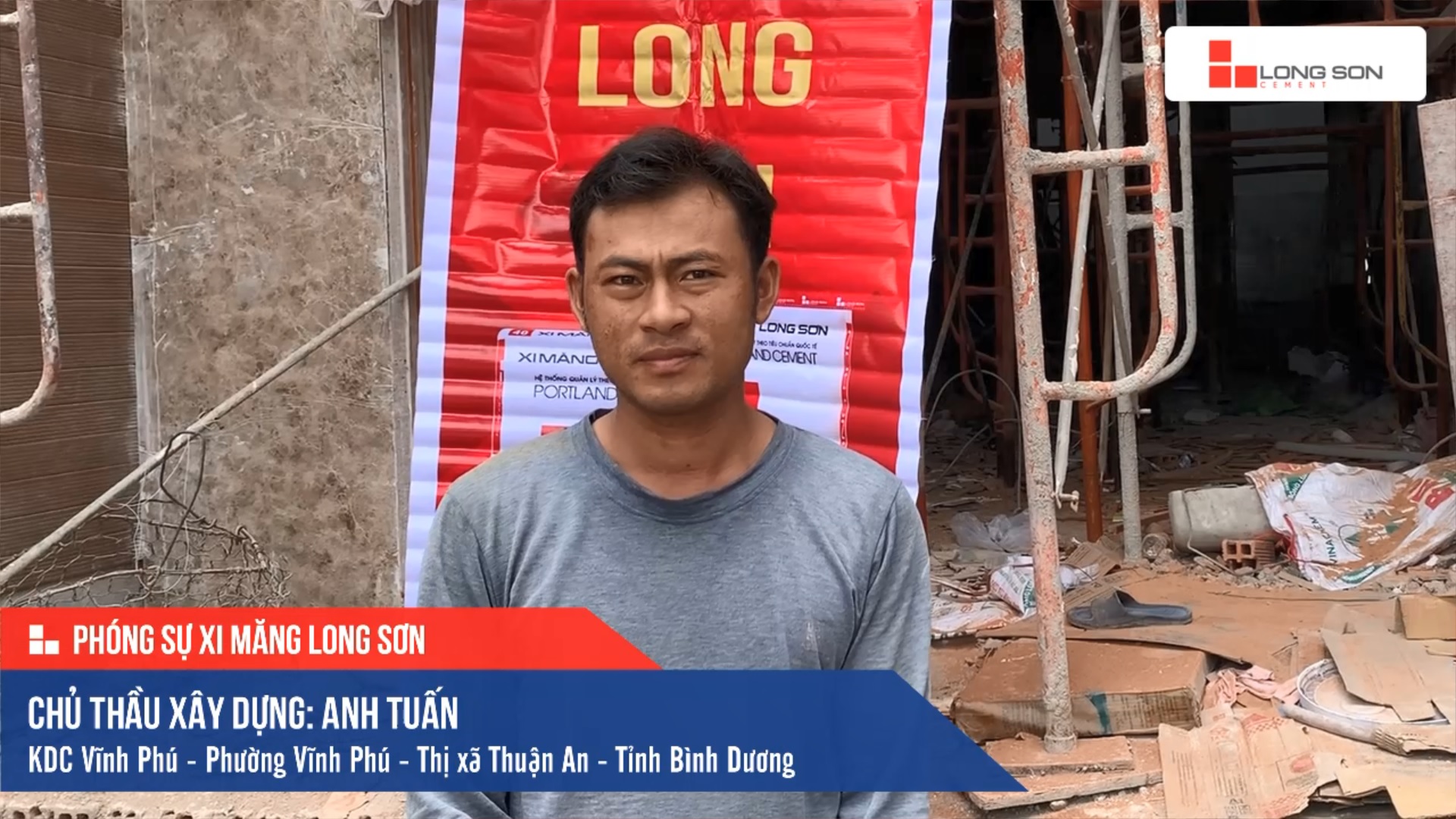 Phóng sự công trình sử dụng Xi măng Long Sơn tại Bình Dương 20.08.2019