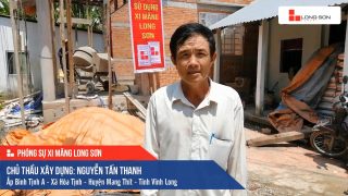 Phóng sự công trình sử dụng Xi măng Long Sơn tại Vĩnh Long 17.08.2019