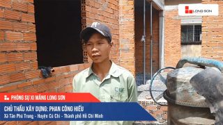 Phóng sự công trình sử dụng Xi măng Long Sơn tại TP. Hồ Chí Minh 18.10.2019