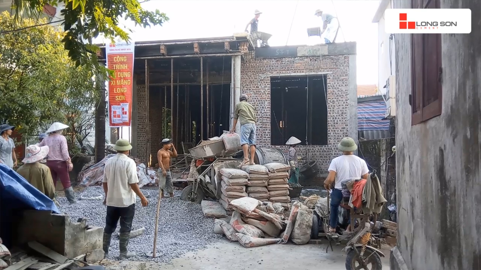 Phóng sự công trình sử dụng Xi măng Long Sơn tại Ninh Bình 22.10.2019