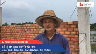 Phóng sự công trình sử dụng Xi măng Long Sơn tại Tiền Giang 22.10.2019