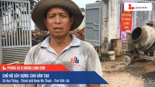 Phóng sự công trình sử dụng Xi măng Long Sơn tại Đắk Lắk 09.10.2019