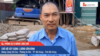 Phóng sự công trình sử dụng Xi măng Long Sơn tại Bắc Giang 16.11.2019