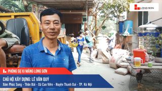 Phóng sự công trình sử dụng Xi măng Long Sơn tại Hà Nội 06.11.2019