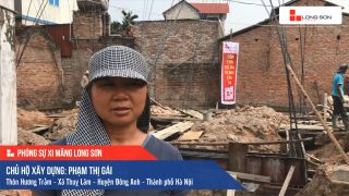 Phóng sự công trình sử dụng Xi măng Long Sơn tại Hà Nội 05.11.2019