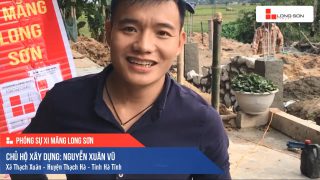 Phóng sự công trình sử dụng Xi măng Long Sơn tại Hà Tĩnh 18.11.2019