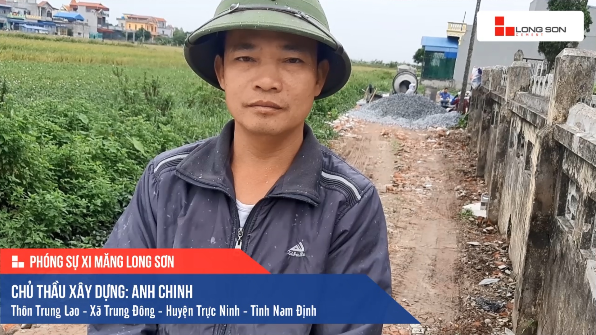 Phóng sự công trình sử dụng Xi măng Long Sơn tại Nam Định 19.11.2019