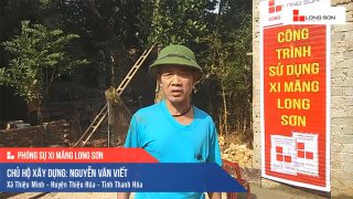 Phóng sự công trình sử dụng Xi măng Long Sơn tại Thanh Hóa 10.11.2019