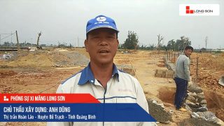 Phóng sự công trình sử dụng Xi măng Long Sơn tại Quảng Bình 11.12.2019