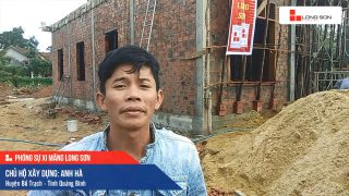 Phóng sự công trình sử dụng Xi măng Long Sơn tại Quảng Bình 06.12.2019