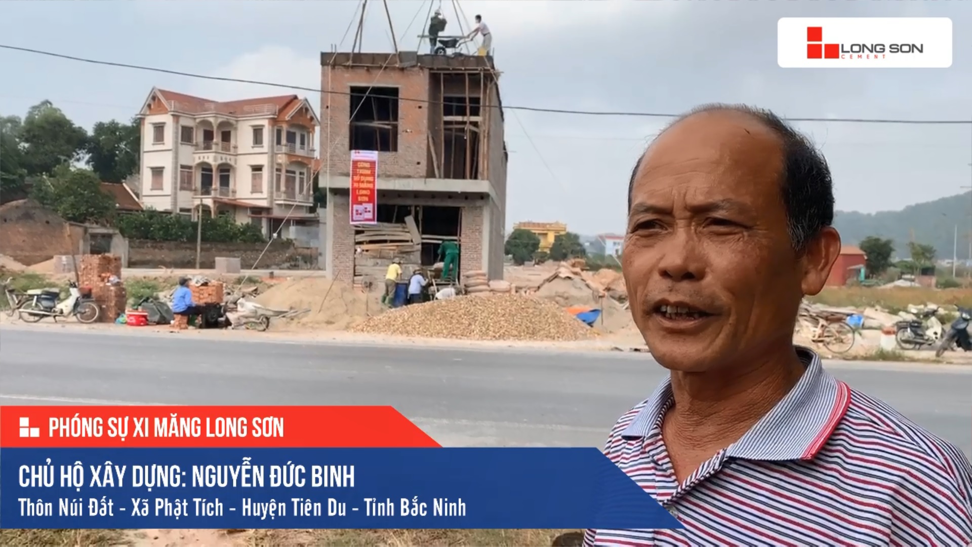 Phóng sự công trình sử dụng Xi măng Long Sơn tại Bắc Ninh 19.12.2019