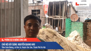 Phóng sự công trình sử dụng Xi măng Long Sơn tại Hà Nội 21.12.2019