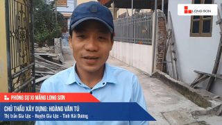 Phóng sự công trình sử dụng Xi măng Long Sơn tại Hải Dương 19.12.2019