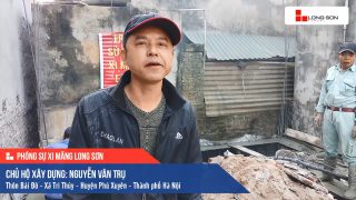Phóng sự công trình sử dụng Xi măng Long Sơn tại Hà Nội 11.12.2019