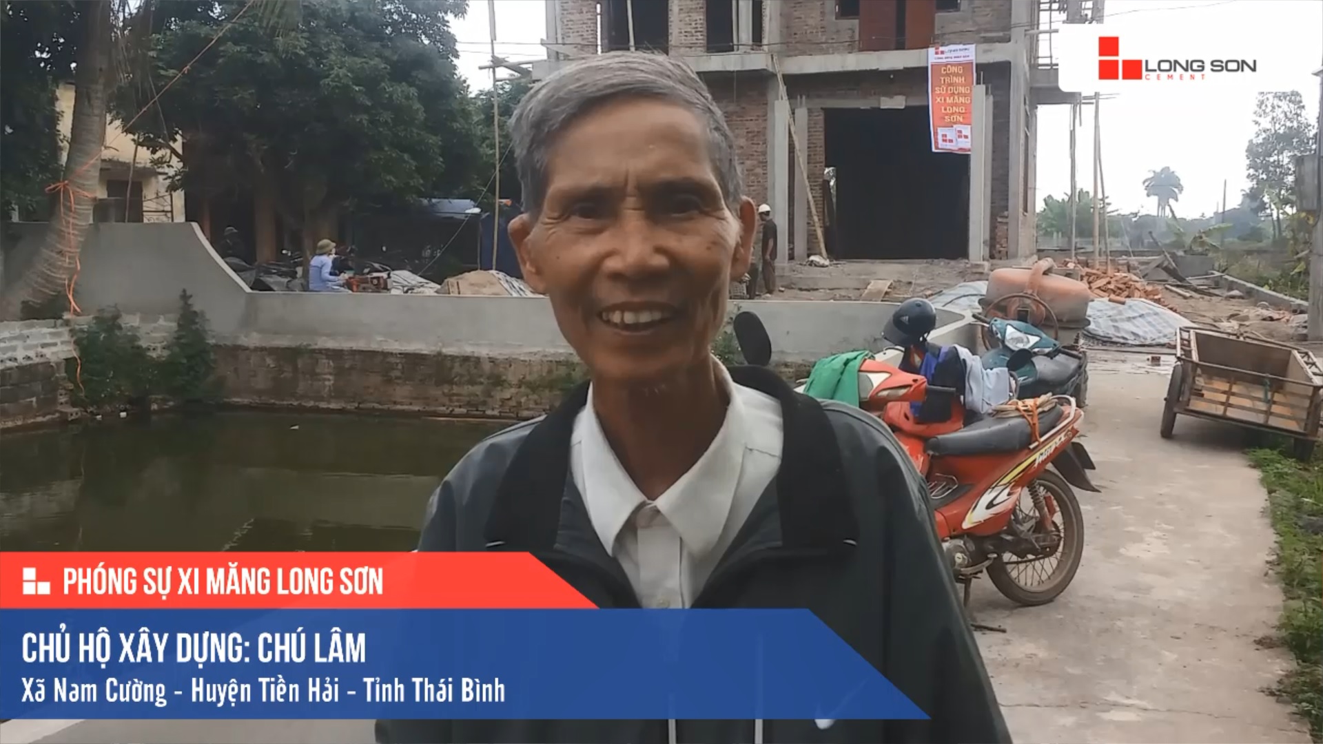 Phóng sự công trình sử dụng Xi măng Long Sơn tại Thái Bình 16.12.2019