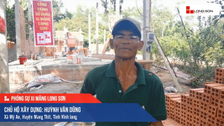 Phóng sự công trình sử dụng Xi măng Long Sơn tại Vĩnh Long 19.12.2019