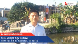 Phóng sự công trình sử dụng Xi măng Long Sơn tại Thanh Hóa 06.01.2020