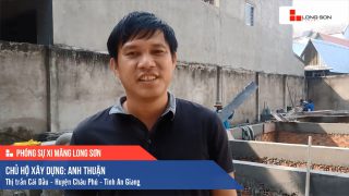 Phóng sự Công trình sử dụng Xi măng Long Sơn tại An Giang 20.02.2020