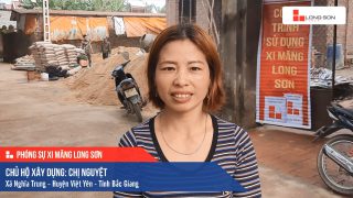 Phóng sự Công trình sử dụng Xi măng Long Sơn tại Bắc Giang 08.03.2020